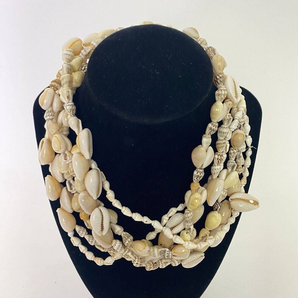 Cowrie Puka Shell Necklace Lot of 3 Bohemian Beach Ocean Seashell Hawaiian Boho